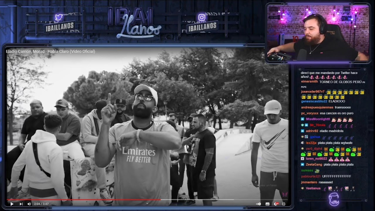 IBAI REACCIONA A Eladio Carrión, Morad - Habla Claro (Video Oficial)