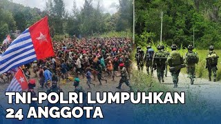 OPM Terpojok, TNI Polri Lumpuhkan 24 Anggota, 2 Gembong dan Kuasai 4 Markas OPM dalam Satu Bulan