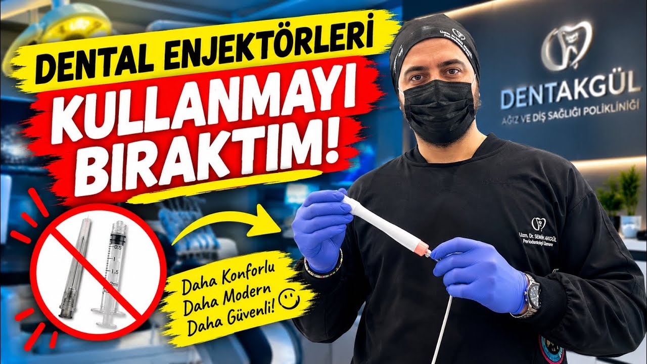 Dental Enjektörleri Kullanmayı Bıraktım! Dijital Anestezi: Ağrısız ve Konforlu Anestezi Deneyimi