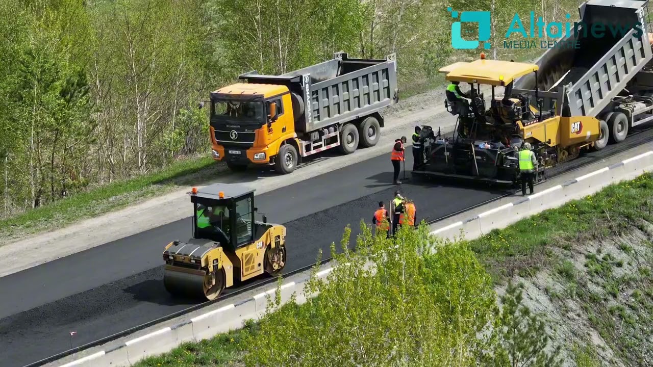 На трассе Усть-Каменогорск – Шемонаиха применяют современную технологию ресайклинга