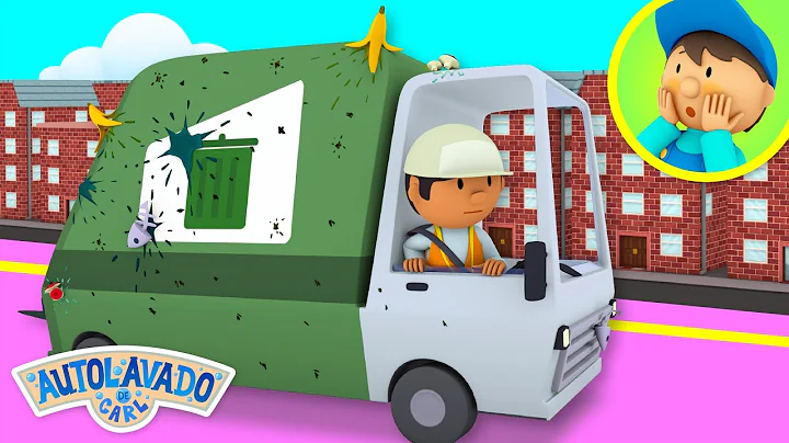 El Camión de la Basura de Gus | El Autolavado de Carl | Caricatura Para Niños