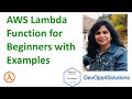AWS Lambda for Beginners with example | Versioning, Aliases, Concurrency, Function Policy