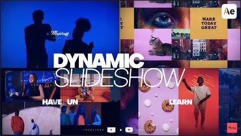 Dynamic Slideshow After Effects Template | Copied content Templates