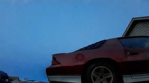 88 camaro rs 2.8 v6 flowmaster exhaust.