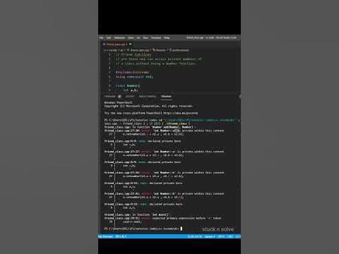 C++ program to demonstrate friend function| c++ programming| #shorts # ...