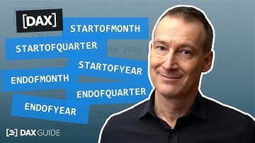 STARTOFMONTH, STARTOFQUARTER, STARTOFYEAR, ENDOFMONTH, ENDOFQUARTER, ENDOFYEAR - DAX Guide