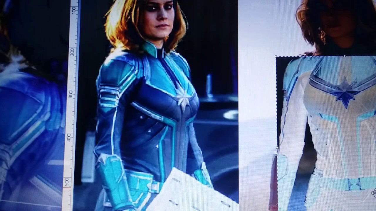 Captain Marvel: Costume Change (Paint by numbers)