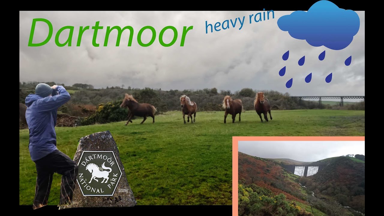 Landscape photography on Dartmoor, HEAVY RAIN ! IS it too much to photograph the rivers?