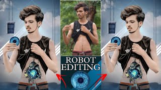 robot photo editing Tutorial Robot jaisa photo kaise banae | New concept photo editing AmiT Editing screenshot 5