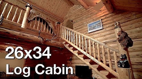 26x34 Log Cabin, Swiss Chalet