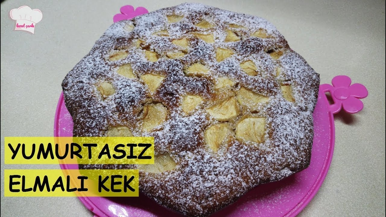 Yumurtasız Elmalı Kek Tarifi YouTube