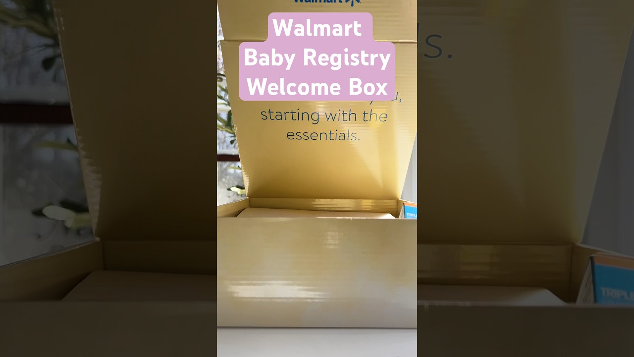 Baby Registry | Walmart Welcome Box