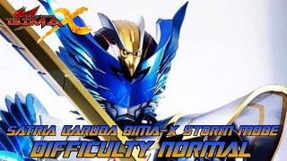 BIMA-X Mobile Game : Satria Garuda Bima-X Storm Mode Difficulty Normal (Single Mode)