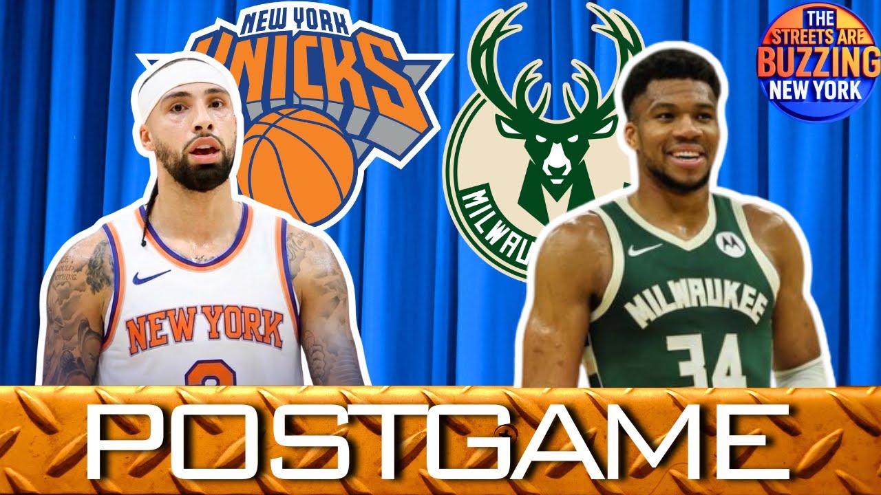 KNICKS BUCKS POSTGAME, Brunson Burner, Diawara Welcome back, Reactions, Highlights, Analysis, Chats