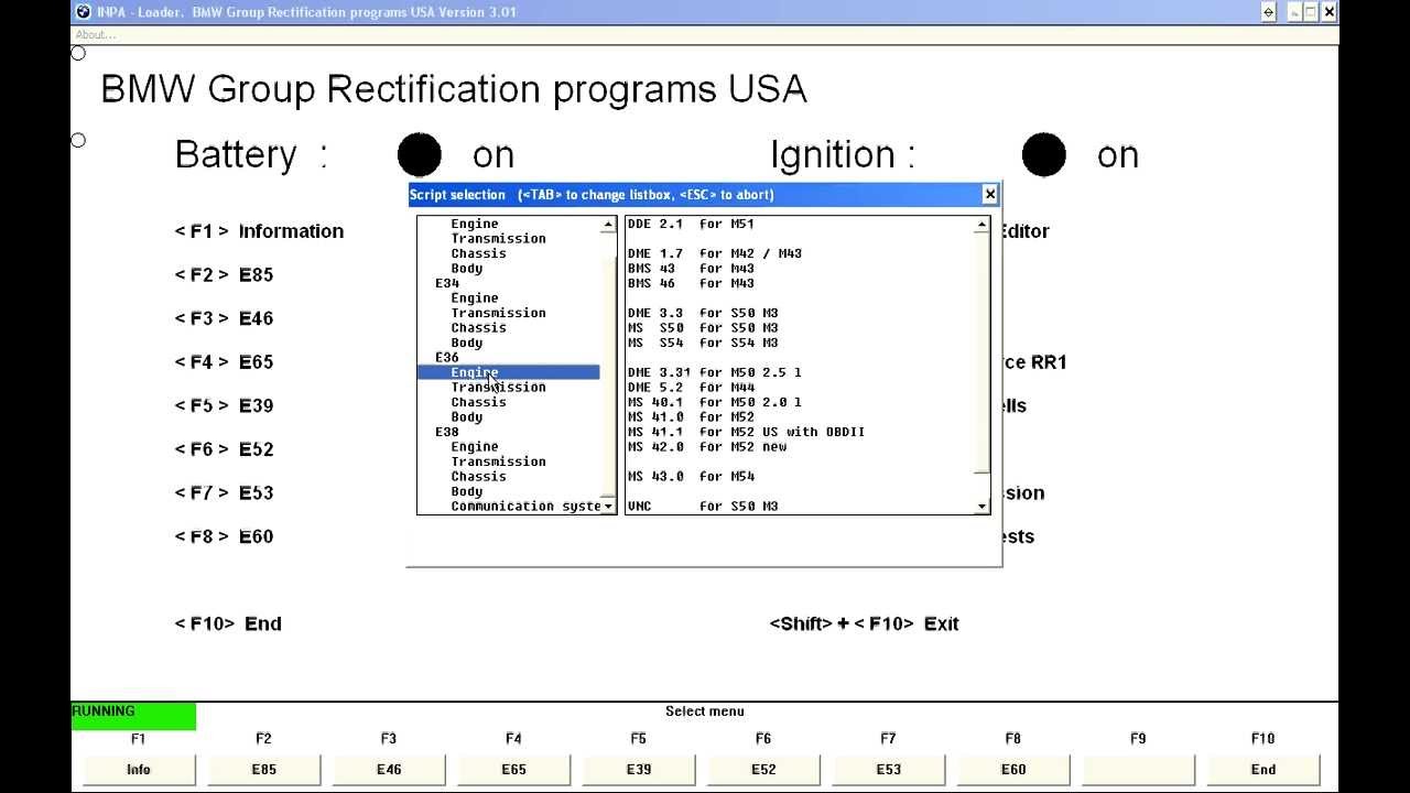 bmw inpa read codes