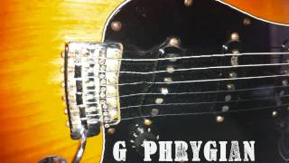 G Phrygian Mode - Groovy Backing Track! chords