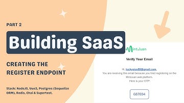 Build a Scalable Register Endpoint with Node.js, Sequelize, and Postgres like a PRO! #2