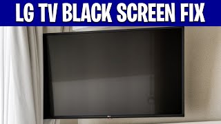 LG TV Black Screen Fix (Sound But No Picture) | Step-by-Step Easy Solution