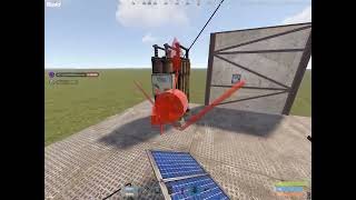 как подключить турель от ветрянной мельницы в раст COMPANY BUILD
