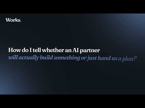 Zachary King answers: Will a partner build, or just plan?