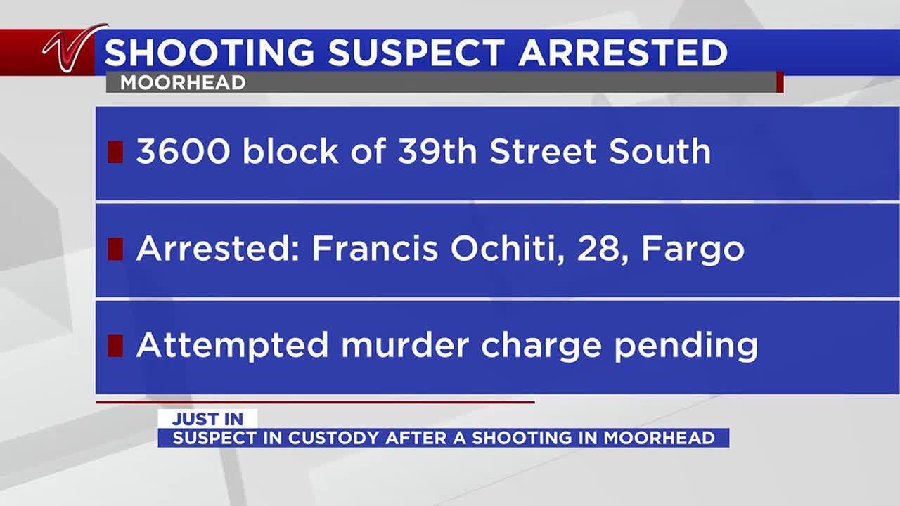 Noon Update: Suspect in custody after a shooting in Moorhead - YouTube