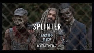 Splinter | The Walking Dead S10 Ep 20 Recap