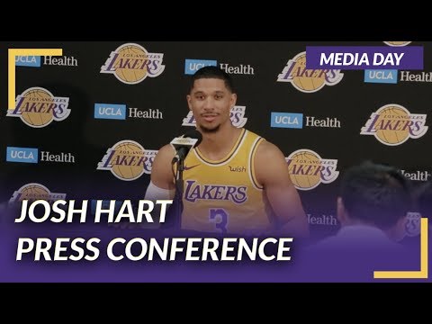 Lakers Press Conference: Josh Hart on Media Day