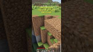 Llenando los vacíos que dejaste en Minecraft #minecraft #shorts