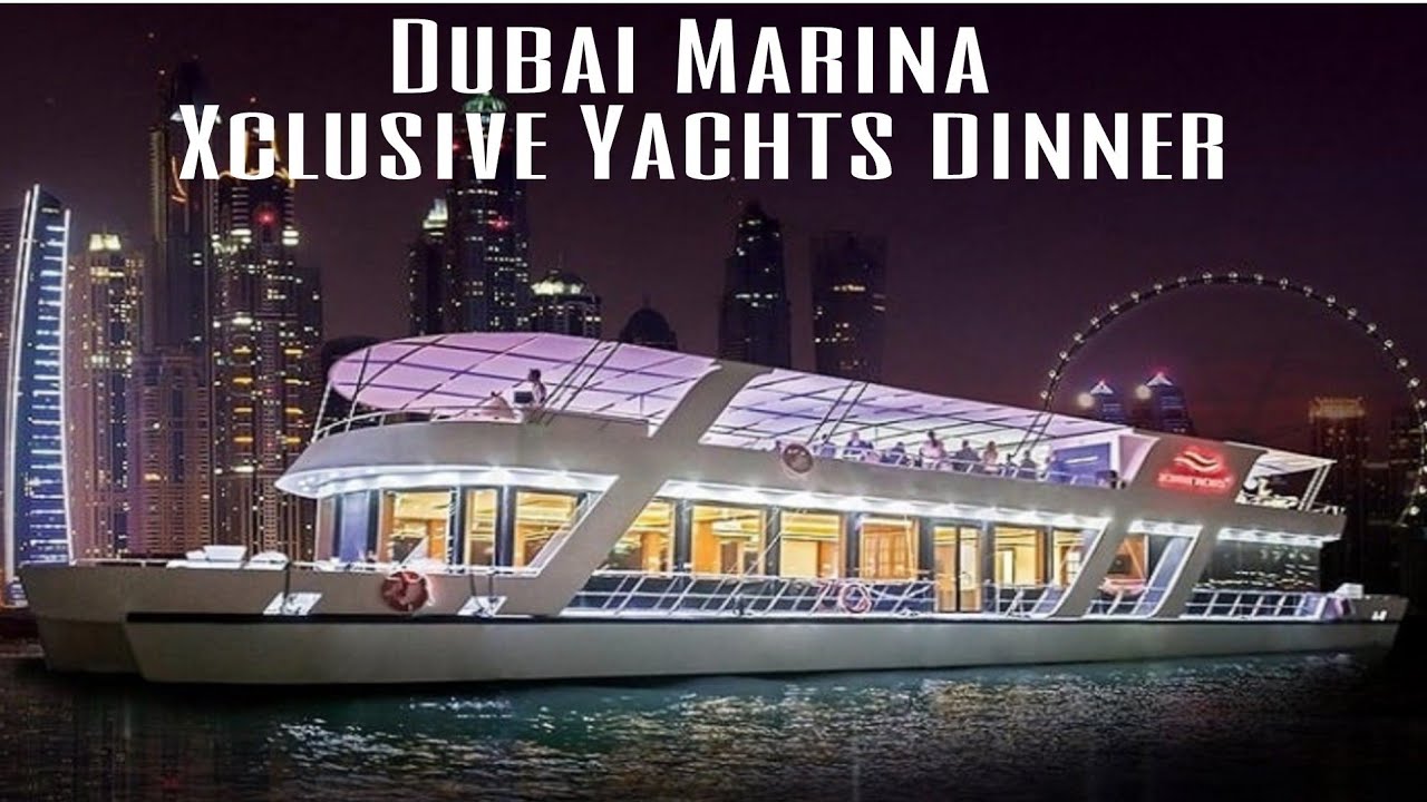 xclusive yachts dinner