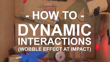 Dynamic Interaction - Wobble Effect on Collision - How to - Cinema 4D