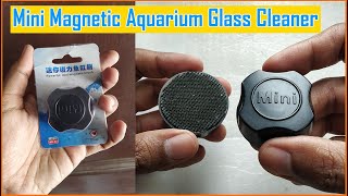 Mini Magnetic Aquarium Glass cleaner Fish Tank Algae Scraper Review.