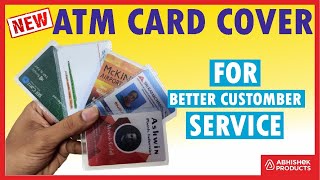 🛡️ सीएससी, डीटीपी और ज़ेरॉक्स दुकानों के लिए थोक एटीएम कार्ड कवर और पीवीसी कार्ड पाउच | AbhishekI... screenshot 1