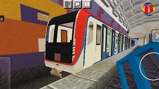 Бутовская линия Московского метро в майнкрафт. SUBWAY IN MINECRAFT. Minecraft Builds: Metro Station