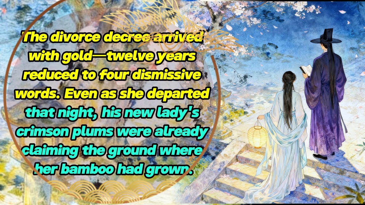 The divorce decree arrived with gold—twelve years reduced to four dismissive words.