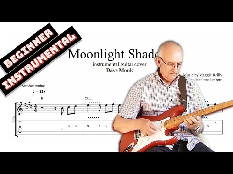 Moonlight Shadow TAB - instrumental guitar tabs (PDF + Guitar Pro)