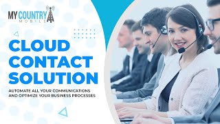 Cloud Contact  Center Solutions | My country mobile