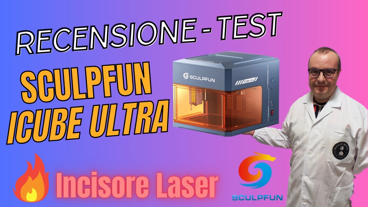 Sculpfun Icube Ultra - incisore laser portatile