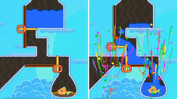 Save The Fish! - Levels 10-17 Gameplay Walkthrough - (Android,iOS)