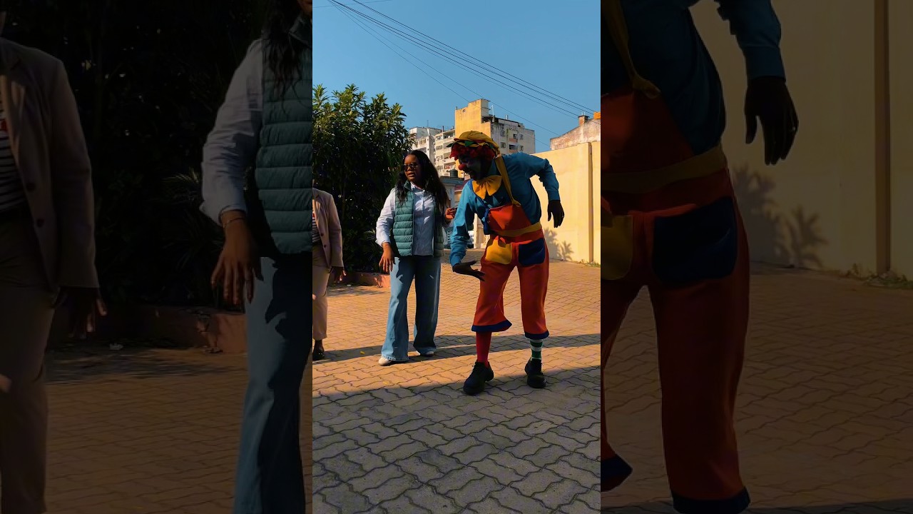Quando a diversão entra no evento ninguém fica de fora 🤡
