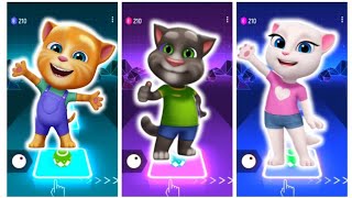 Talking Tom Coffin Dance Cover Songs Tiles hop Edm Rush Game #tileshop #coffindance