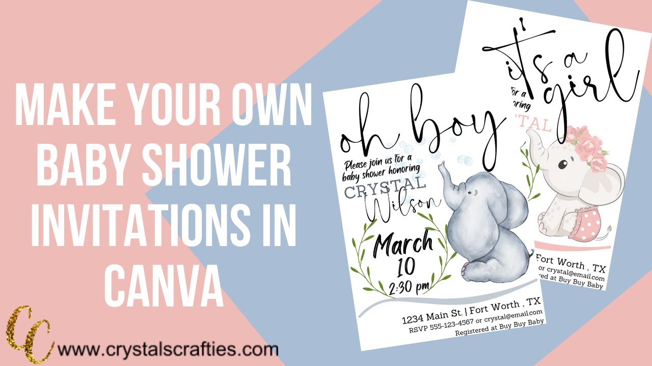 How Can I Make My Own Baby Shower Invitations Online For Free