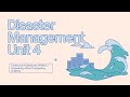 Disaster Management | Unit 4 | MDU syllabus | Engineering without Engineering Subjects 