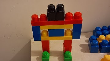 How To Build Phone Stand Robot/Building Blocks Lego Puzzle Tutorial Asrm #satisfyingasmr  #lego