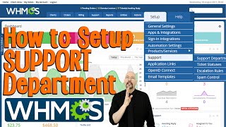 how to setup and configure support department in whmcs?[step by step]☑️