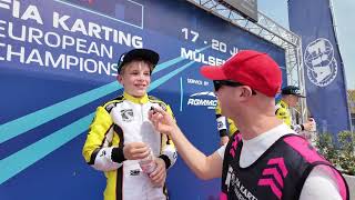 Nicola Frigg (Exprit – Vortex – LeCont) FIA Karting Academy Trophy Junior RD2 Mulsen 2025
