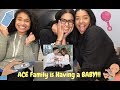 Mommy & daughter surprise daddy with pregnancy announcement Ace Family REACTION | ISSAMIGAS