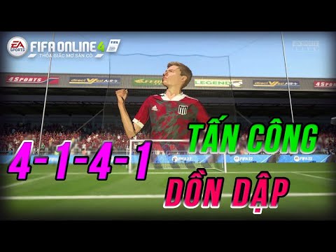 Video THÀNH HOÀ | FIFA ONLINE 4 | ĐỘI HÌNH 4141 CHO CẢ EACC... - youtube