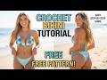 Crochet Bikini Tutorial 👙 Easy Step-by-Step Guide | FREE Pattern Summer Crochet