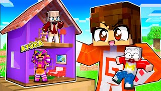 Encerré a mis AMIGOS en la CASA MAS PEQUEÑA en MINECRAFT 😱 ¿ESCAPARÁN? 😂 | SRGATO MINECRAFT PERO