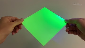 Quantum Solutions. QDot™ LCD SharpGreen Perovskite Quantum Dots Film